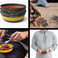 Bol pliable sea to summit frontier collapsible bowl m jaune