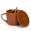 Bol à soupe avec couvercle Orange