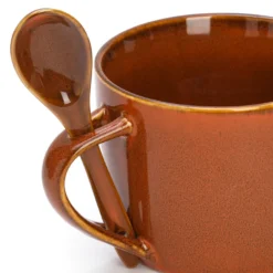 Bol à soupe avec couvercle Orange