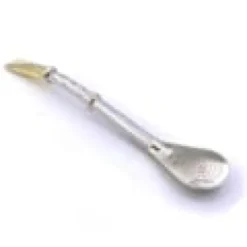 Bombilla à maté ciselée anillo - bronze