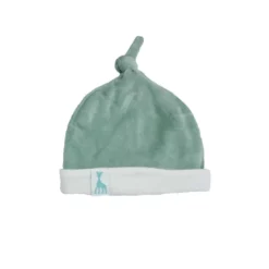Bonnet de naissance brodé verde 0 1 mois
