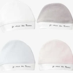 Bonnet de naissance #d5d5d5 0 mois
