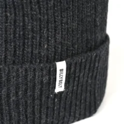 Bonnet en laine d'agneau gris foncé