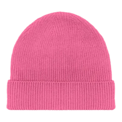 Bonnet mérinos et cachemire Rose