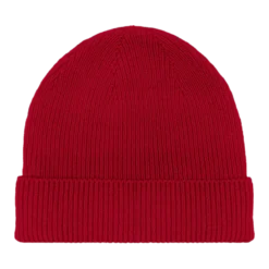 Bonnet mérinos et cachemire Rouge