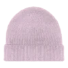 Bonnet mérinos et cachemire Rose pale