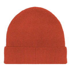 Bonnet mérinos et cachemire Rouille