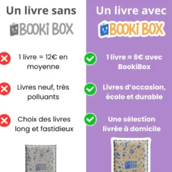 Bookibox coffret lecture surprise 3 livres d’occasion magie & fantaisie 9-12 ans