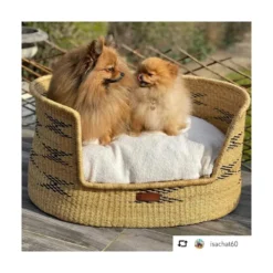 Bora, panier chien herbe naturelle m