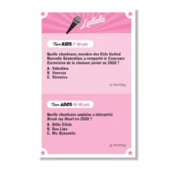 Boîte de jeu parents vs enfants