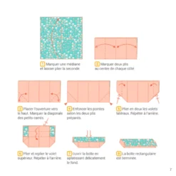 Boîte d'origami traditionnel