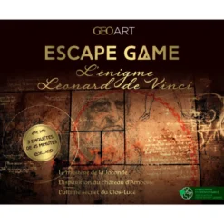 Boîte escape game Léonard de Vinci