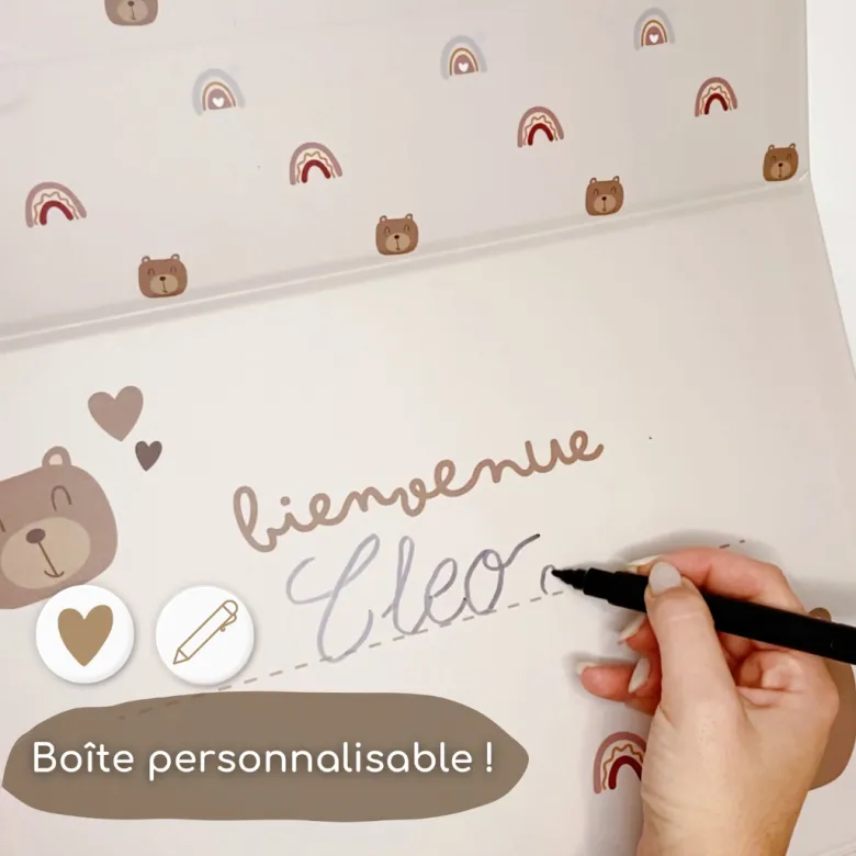 Boîte + kit empreintes + couverture