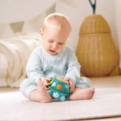 Boîte à musique tortue d'éveil rotative Hape