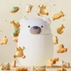 Boîte repas isotherme bestie ours blanc (600 ml)