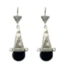 Boucle d'oreilles touareg onyx