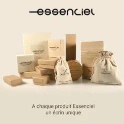 Boucles d'oreille en bois multicolore