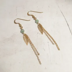 Boucles d'oreille ethniques caiçara