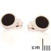 Boucles d'oreille ony noir argent