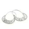Boucles d'oreilles créoles argent 925
