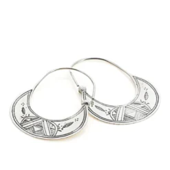 Boucles d'oreilles créoles argent 925