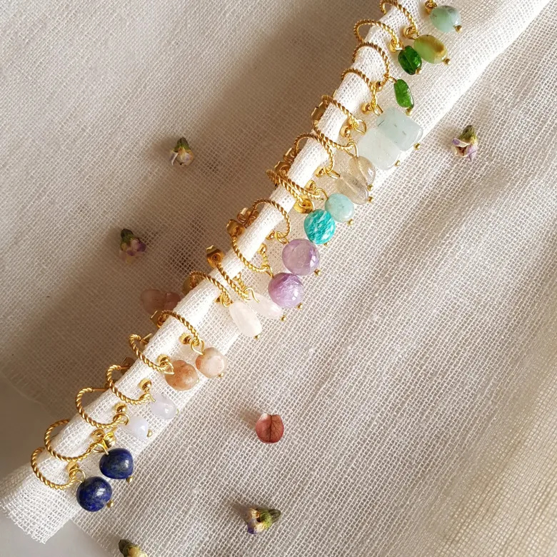 Boucles d'oreilles fame amazonite