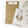 Boucles d'oreilles grand lotus or