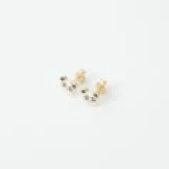 Boucles d'oreilles panda or