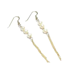 Boucles d'oreilles perles de culture