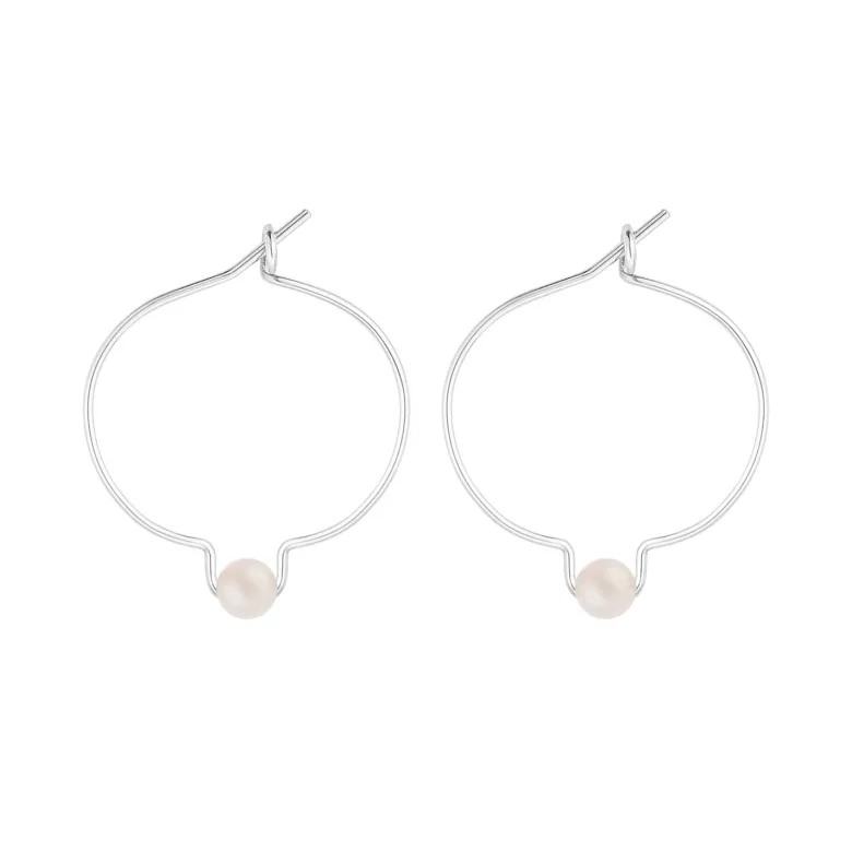 Boucles d'oreilles quartz rose & argent