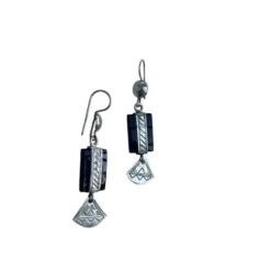 Boucles d'oreille touareg argent