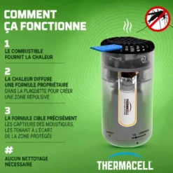 Bouclier antimoustiques portable thermacell halo mini