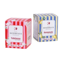 Bougie bijou artisanale senteur bergamote Geodosis 180 g
