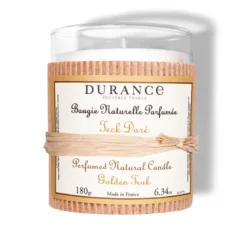Bougie parfumée teck doré