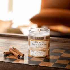 Bougie parfumée teck doré