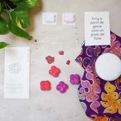Bougies bubble-cube- kit diy