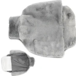 Bouillotte chausson 1,8l pantoufle doux confort thermique