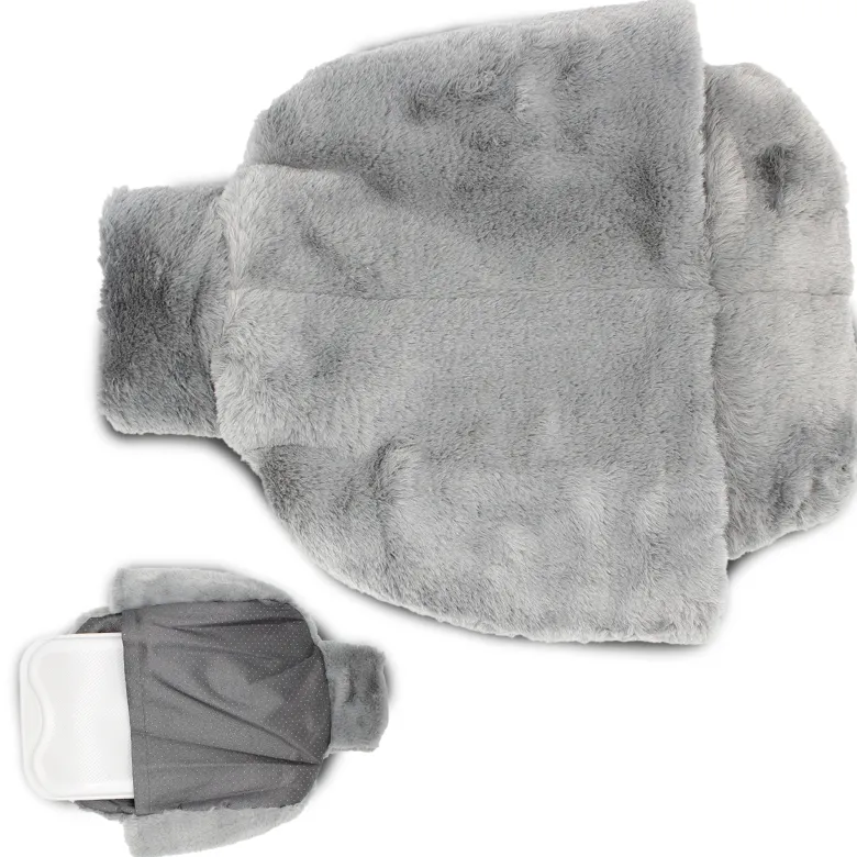 Bouillotte chausson 1,8l pantoufle doux confort thermique