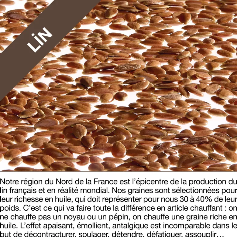 Bouillotte de lin trop bien