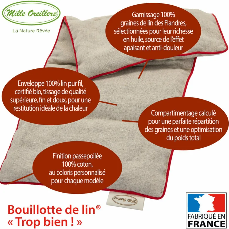 Bouillotte de lin trop bien