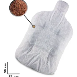 Bouillotte pepins de raisin polaire rouge chaud ou froid micro-ondes freezer