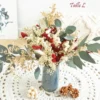 Bouquet de fleurs séchées noël s