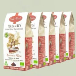 Box de 5 x 250g de cafés moulu bio du pérou