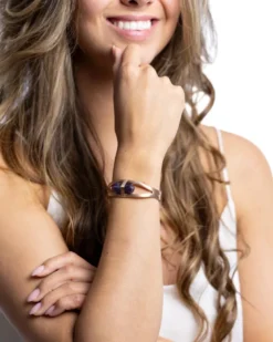 Bracelet attica violet amethyste s Violet