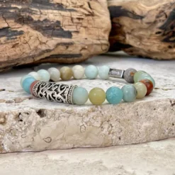 Bracelet de vitalité en amazonite