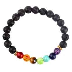 Bracelet de yoga - pierres volcaniques