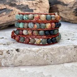 Bracelet d'équilibre en perles de jaspe