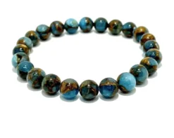 Bracelet en aventurine et oeil de tigre
