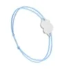 Bracelet enfant plaqué argent avec cordon Le Vent à la Française Nuage