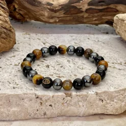 Bracelet en œil de tigre de protection